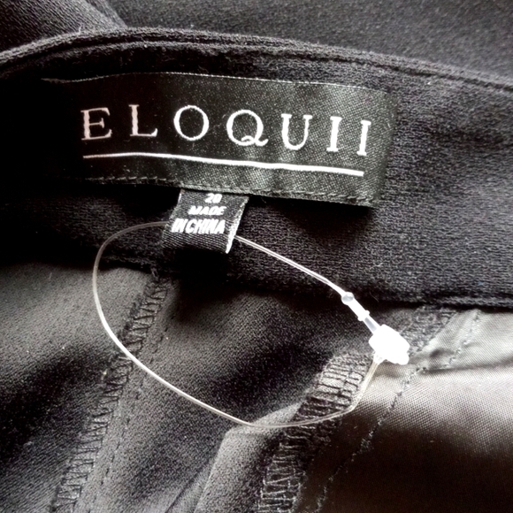 Eloquii Black Slacks Pants Size 20 - Picture 4 of 4